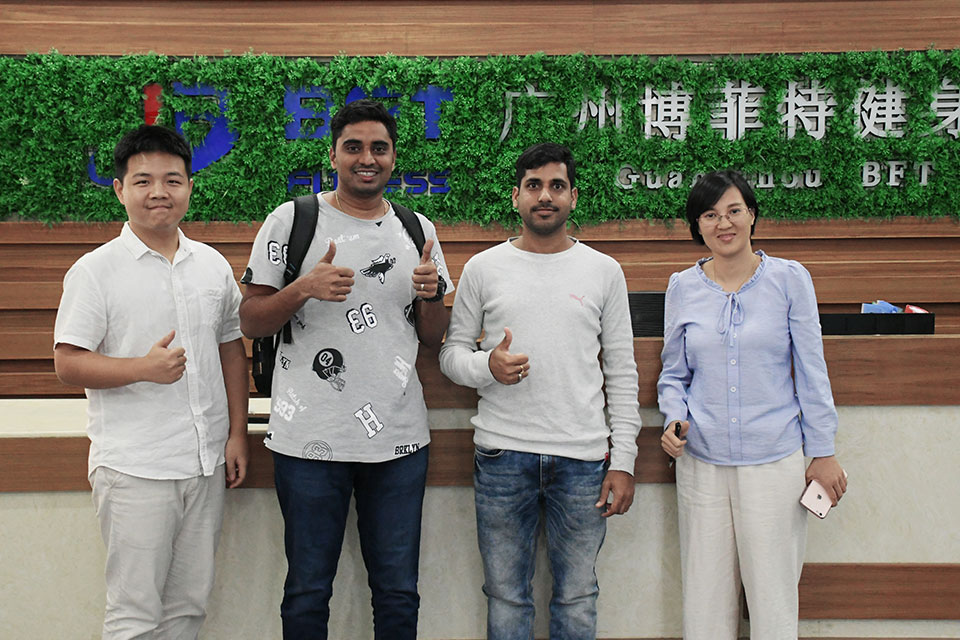 印度客戶(hù)開(kāi)健身房